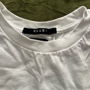Ksubi White Short Sleeve Tee Classic Crew Neck